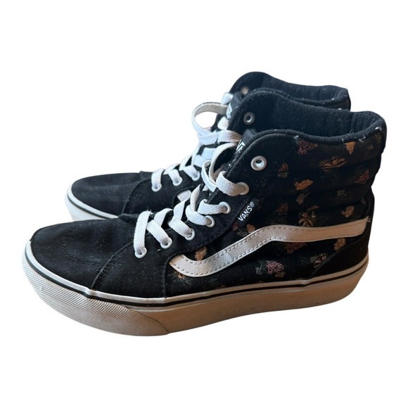 Vans Other - Vans Sk8 High Top Filmore Hi Pia Floral Missy Youth Size 4